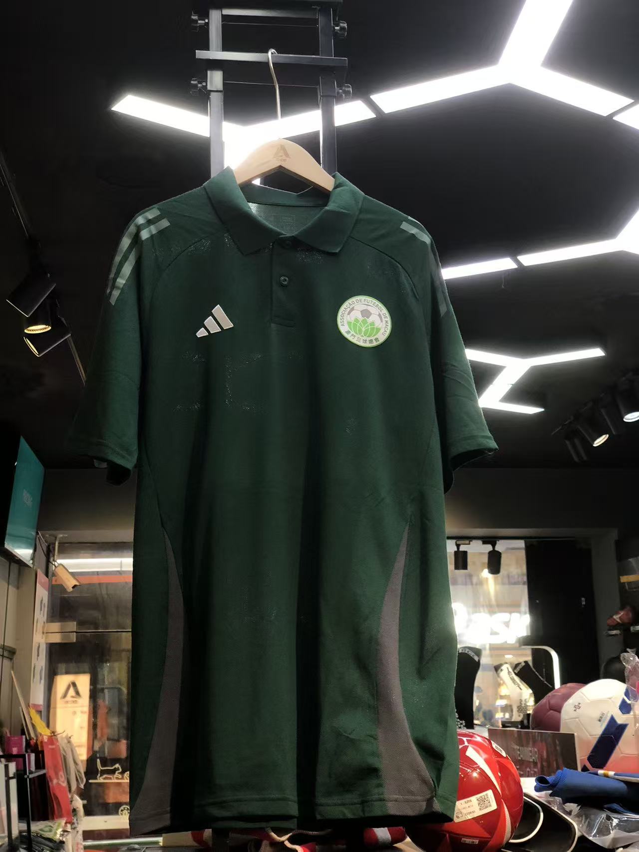 2024澳門隊訓練polo丨Macau Team Dark Blue Training Short-Sleeve Shirt