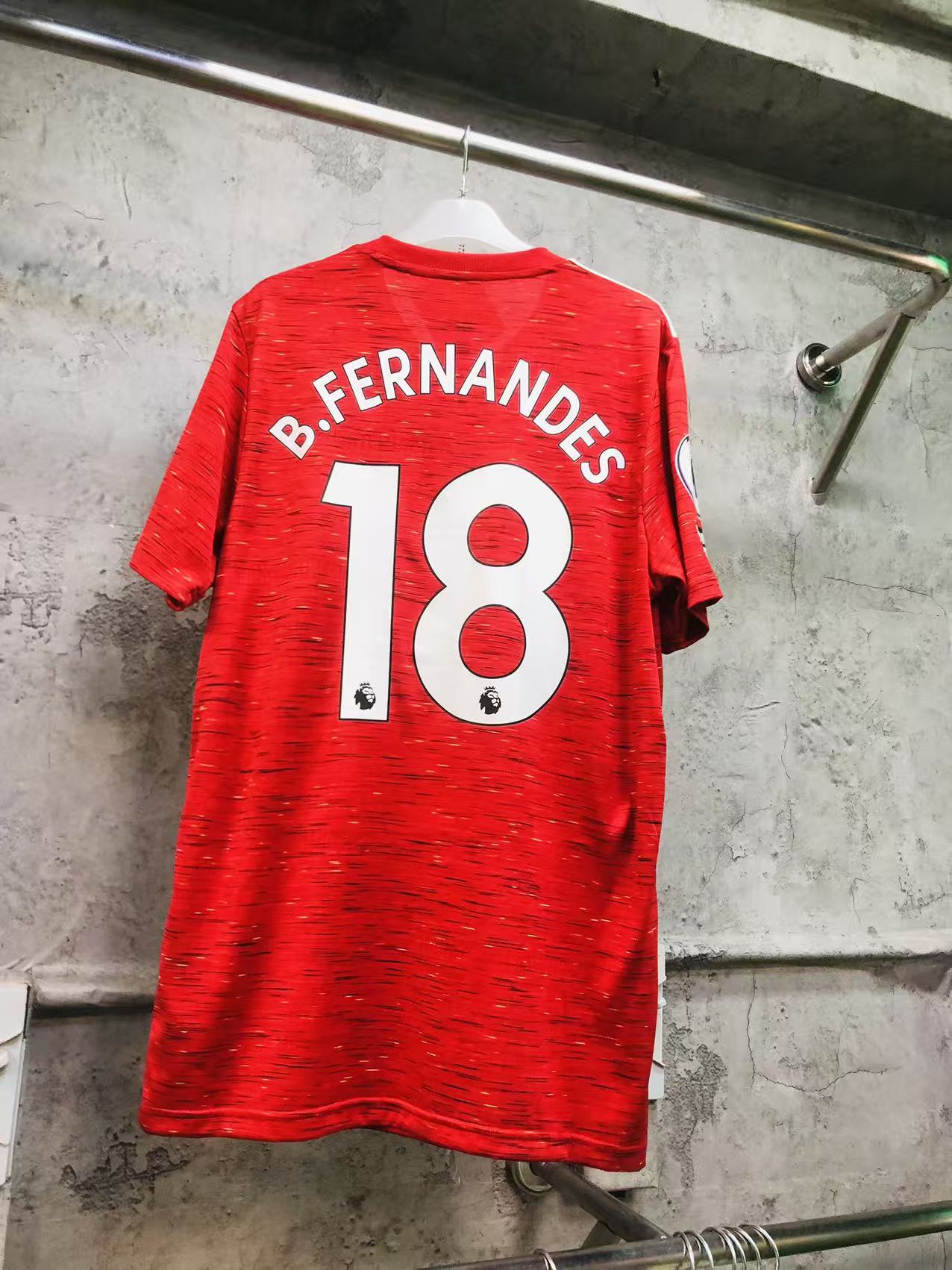 2020 -21 Man Utd Home #18 B.Fernandes EPL Full Set