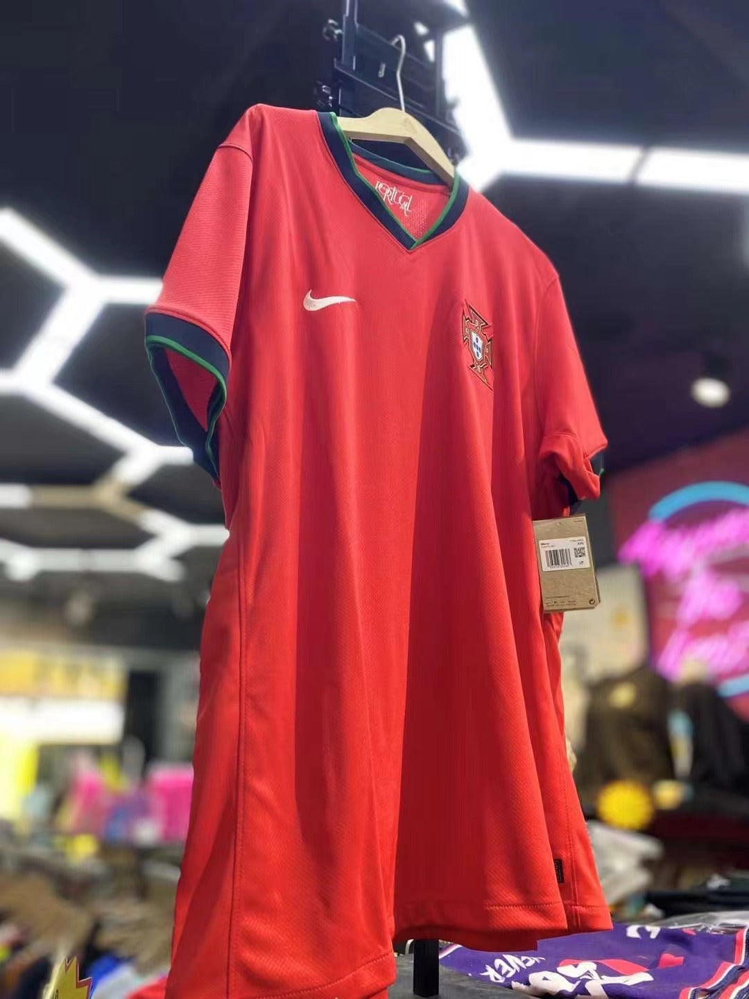 Nike 2024葡萄牙主場球迷版球衣