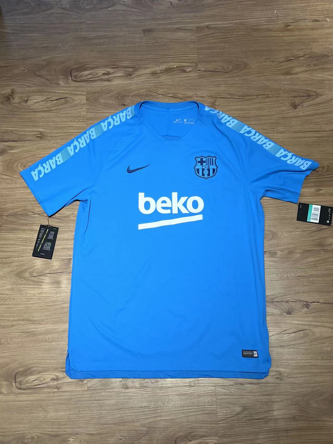 西甲 21/22 NIKE 巴塞隆拿藍色訓練球衣|Aceconceptstore