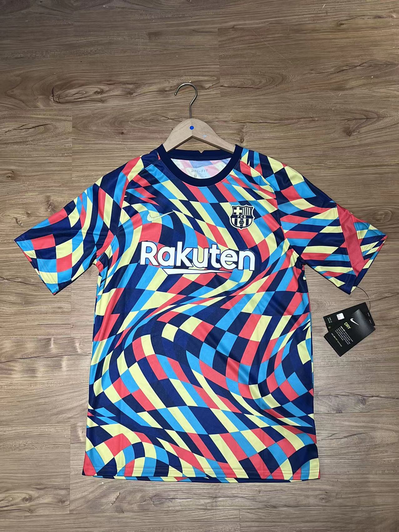 西甲 21/22 NIKE 巴塞隆拿彩色訓練球衣|Aceconceptstore
