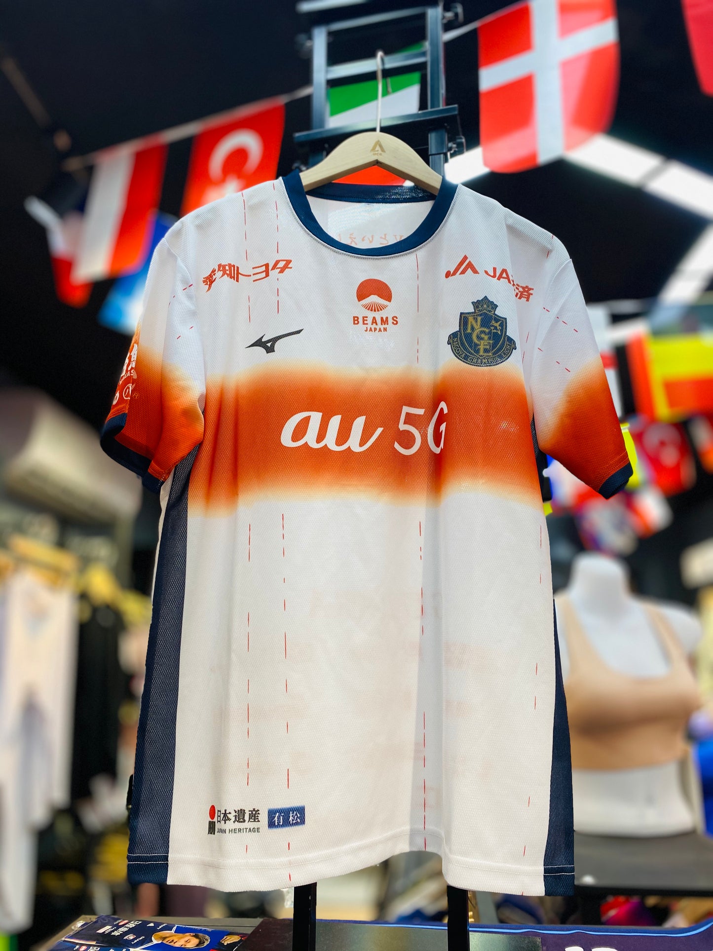日職 2021 MIZUNO 名古屋八鯨 第12人 配布 打氣T (FREE SIZE)