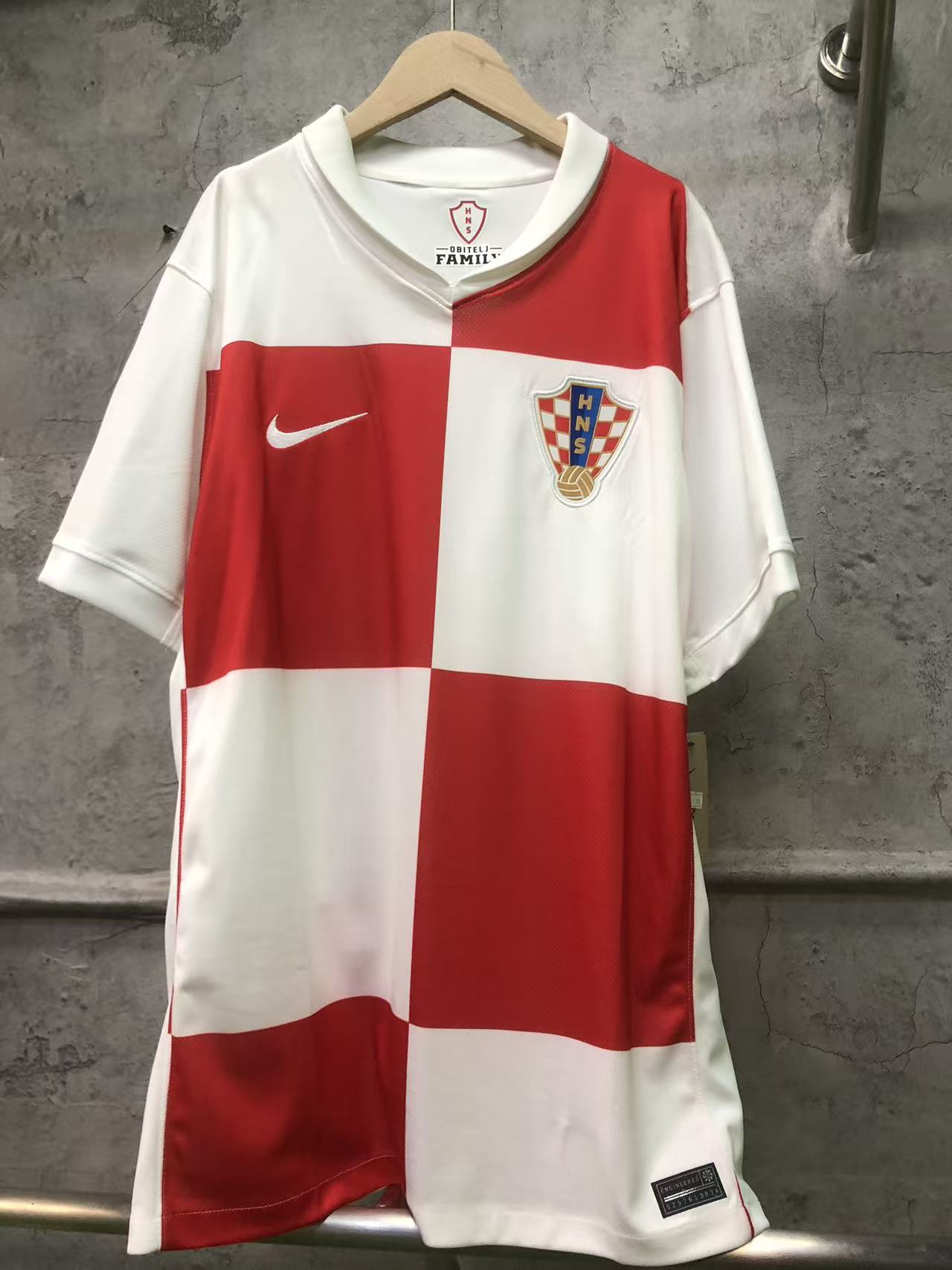 NIKE 2024克羅地亞主場球迷版球衣
