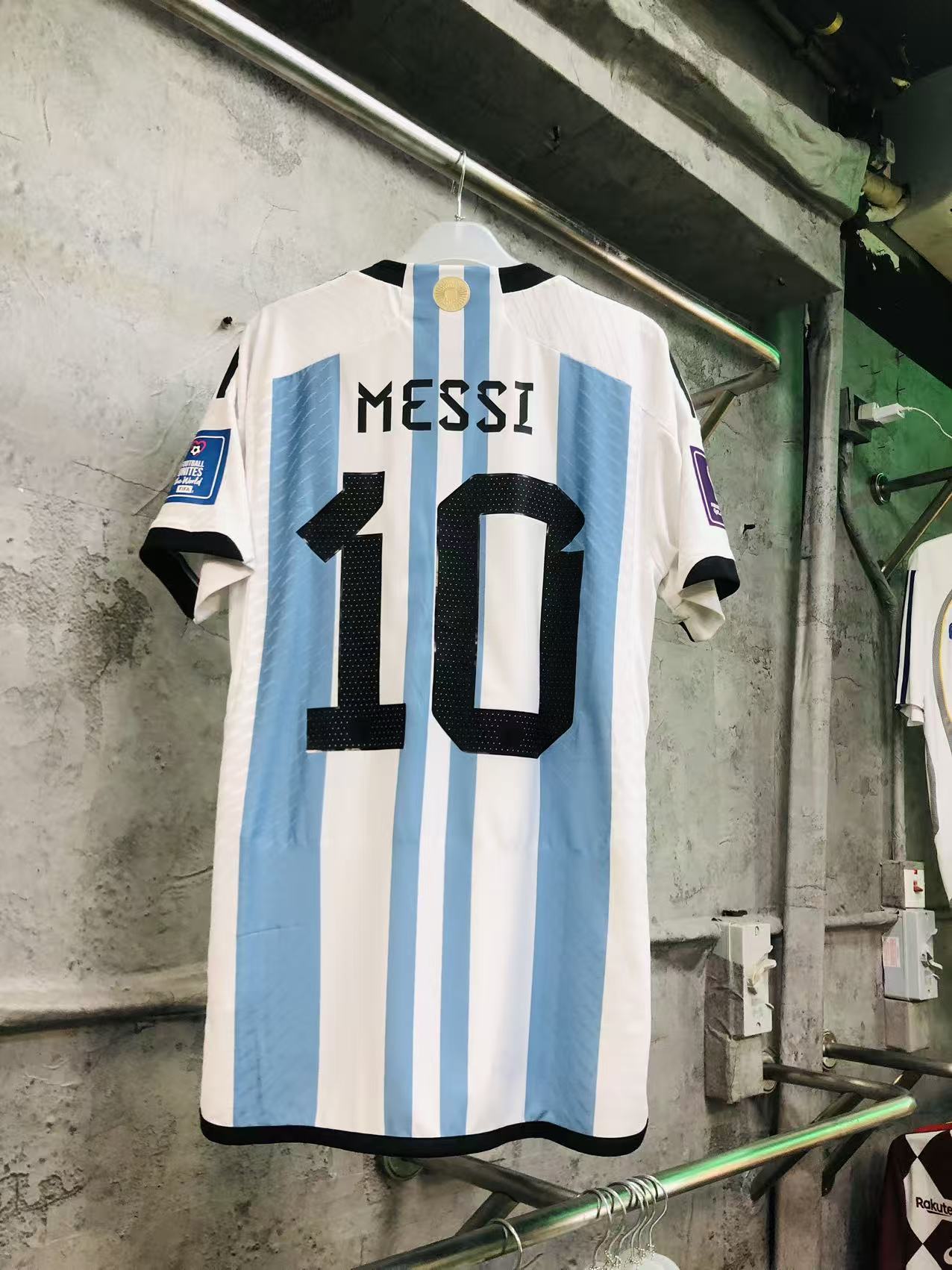 2022 Argentina Home 2 Star #10 Messi Player