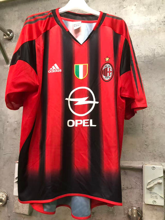 2005-06 AC Milan Home #7 Shevchenko with Sign